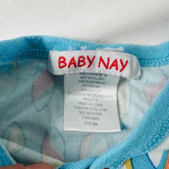 Baby Nay Surfboard Footie Jumper Sz 9 mo - Picture 4 of 5